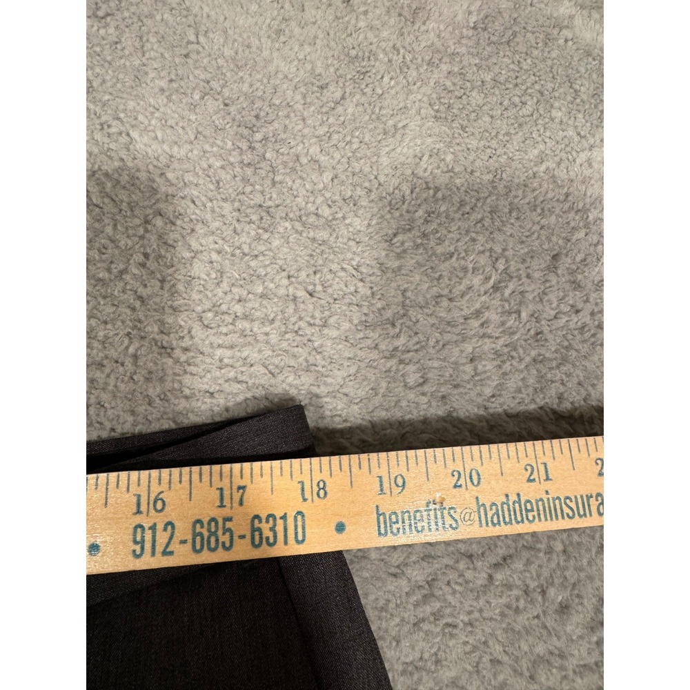 Hugo Boss James Brown US Mens 36R Charcoal Grey Virgin Wool Blend Dress Pants - Picture 4 of 6